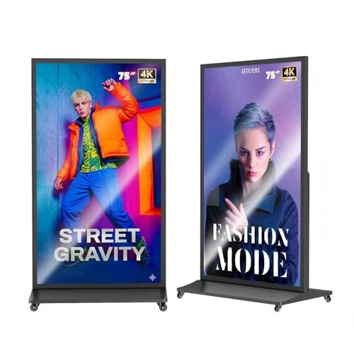 QIXZOCV Full-Screen 4K Digital Signage